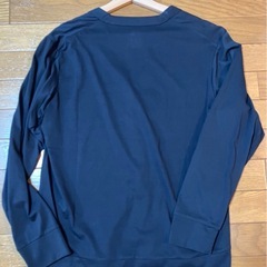 【新品・未使用】ユニクロ UNIQLO セットアップ 2点セット AIRism カーディガン（Mサイズ）＋ EZYアンクルパンツ（Mサイズ） ネイビーの画像