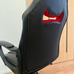 美品 キャスター付きハイバックチェア 昇降可能の画像