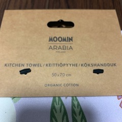 ムーミンの国　フィンランドで購入 ARABIA × MOOMIN  アラビア　ムーミンキッチンタオルの画像