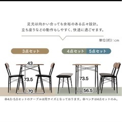 ダイニングセットの画像