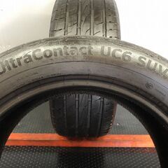CONTINENTAL UltraContact UC6 SUV 255/50R19 19インチ 夏タイヤ 2本 21年製 バリ溝 ベンツ/GLE BMW/X5 VOLVO/XC90等　(STA029) の画像