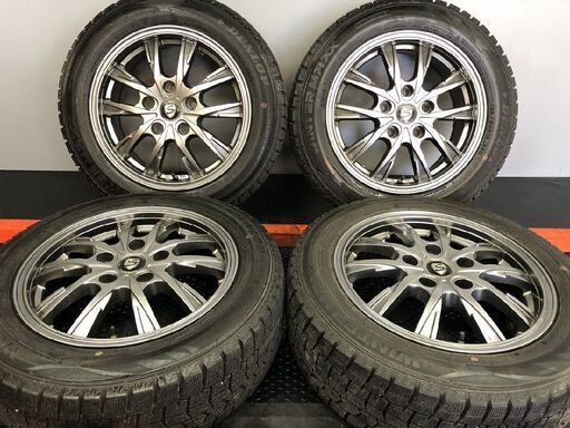 【DL WM02 185/60R15】スタッドレス【Lehrmeister STRANGER 15インチ 6J5HPCD114.3+50】20年製 バリ溝 ジャパンタクシー等　(STO040)