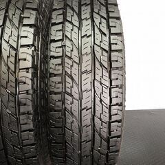 YOKOHAMA GEOLANDAR A/T G015 LT215/85R16 115/112R 10PR 16インチ 4本 バリ溝 ランクルナロー ジムニー等 ホワイトレター 　(STE003)の画像