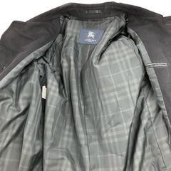 199990 BURBERRY バーバリー ステンカラーコート S ブラック カシミヤ メンズ [0000000000120]の画像