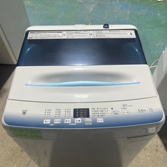 015　洗濯機 JW-U55LK(W) 5.5kg 2023年製【美品 保証有❗️】の画像