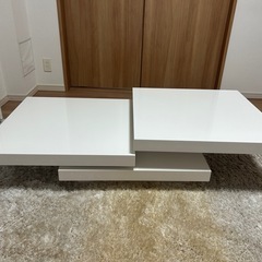 ローテーブル　可動式の画像
