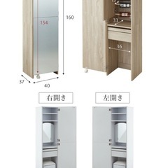 全身鏡＋ドレッサーの画像