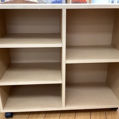 【トレファクマーケット久喜店】無印良品　パルプボードボックス(キャスター付き)の画像