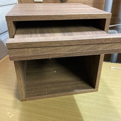 美品　キューブボックス フラップ扉 タイプ cubebox おしゃれ 木製 収納の画像