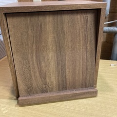 美品　キューブボックス フラップ扉 タイプ cubebox おしゃれ 木製 収納の画像
