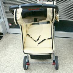 折りたたみカンタン! 3輪ペットカート 小型犬 中型犬 猫ちゃん 他小動物に 小型犬なら2頭散歩もできるリード付き　　　72の画像