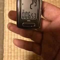 自転車のCATEYEのサイクルコンピューターとバックランプの中古品になりますの画像