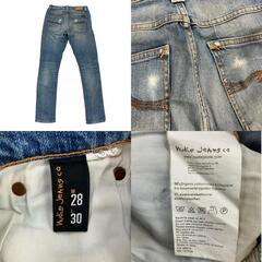 186000 Nudie Jeans ヌーディージーンズ デニムパンツ W28 W29 コットン レディース 2点まとめ売り [240806HM100002]の画像