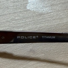 POLICE チタン サングラス ブラウンレンズ　S8911Jの画像