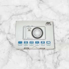 【新品未使用】デジカメ 4K 6400万画素 デジタルカメラ 16X ズーム 2.8インチの画像