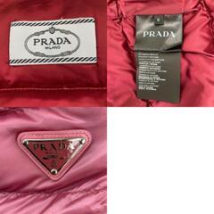 186000 PRADA プラダ ダウンジャケット 110cm ピンク 女の子 キッズ [1000025387673]の画像