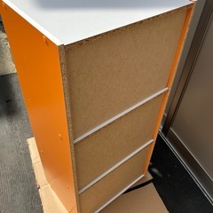 1262😺　カラーBOX 棚　キズ有りの画像