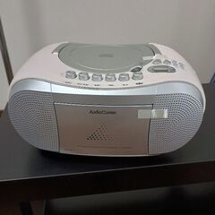 CDラジカセカセットレコーダーAudioComm 未使用の画像