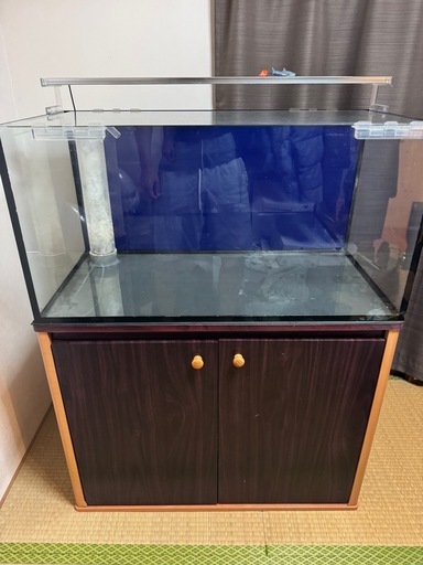 90cmオーバーフロー水槽　海水魚飼育フルセット