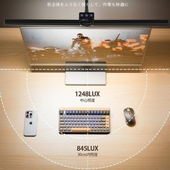 【新品未使用】デスクライト LED クランプ式 卓上ライト 電気スタンド 目に優しいの画像