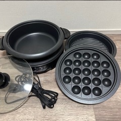 【超美品✨】グリルなべ　テスコム GPE910 ホットプレート　たこ焼きの画像