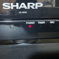 SHARP AQUOS液晶テレビ40Vの画像
