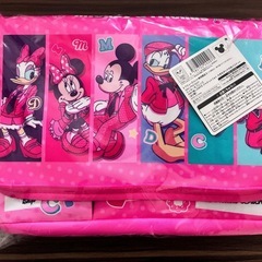 ミッキーアンドフレンド　大きなポッケ付きバスケットの画像