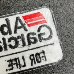 ABU GARCIA FOR LIFE アブ ガルシア ロゴ アイロンワッペン パッチ 白地 78×62mm - 釣 ルアー リール ロッド フィッシング ワンポイント リメイク カスタム アウトドア キャンプ スウェーデン 【あんしん決済/日本郵便クリックポスト発送】の画像