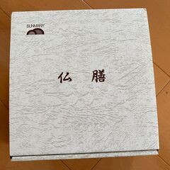 仏膳セット（膳＋椀5点＋高坏＋箸）の画像