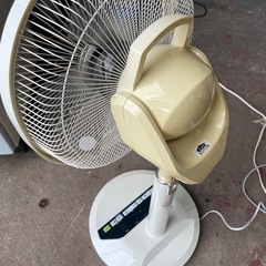 U-ING 30cm DCモーター扇風機 UF-DHR30G(W)  リモコン付き の画像