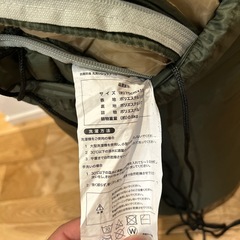 ロゴス　丸洗いシュラフ　寝袋の画像