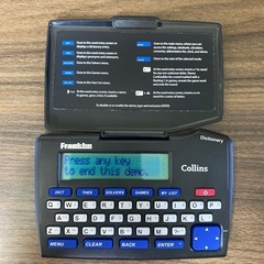 英語　電子辞書 フランクリン DMQ221 コリンズ 英英辞典　シソーラスの画像