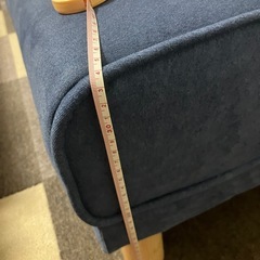 【格安】ソファーベッド（ネイビー）引き取り限定／大分市小池原の画像