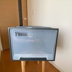 フィッツ（Fits）ケース ディープ（押入れ用）【黒＋白】最安1,000円／美品1,200円 まとめ割ありの画像