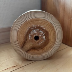 生花用 花器 木製×銅 内張り 剣山対応 花瓶 和モダン インテリアの画像