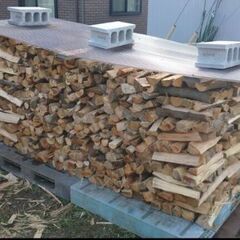 薪ストーブ用の乾燥薪(軽トラ１台)の画像