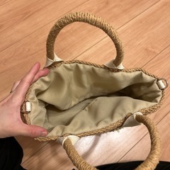 花 かごバッグの画像