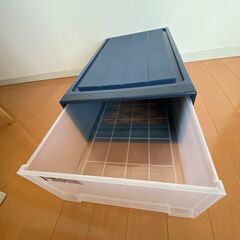 フィッツ（Fits）ケース ミドル 39×66×23（押入れ用）【黒＋白】最安 900円／美品1,000円 まとめ割ありの画像