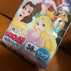 オムツ 新品未開封 38枚入 BIG(12kg～22kg)の画像