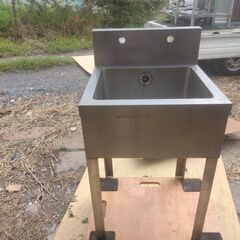 小型：一槽リンク流し台：業務用：中古：の画像
