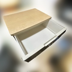プラスチック製の棚、引き出し、５段の画像