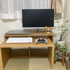 無印良品　コの字の家具（机）の画像