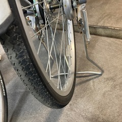 自転車緑の画像