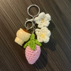 新品未使用　ちいかわ　くりまんじゅう　キーホルダーの画像