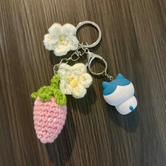新品未使用　ちいかわ　ハチワレ　キーホルダーの画像