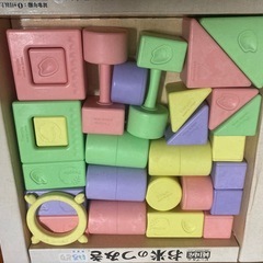 お米の積み木の画像