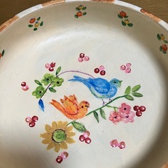 トールペイント　お皿の画像