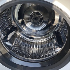 最安値【展示品】2023年購入SHARPドラム式洗濯機　洗剤自動　ES-V11A 配達無料！の画像