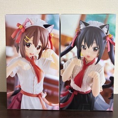 【人気セット】 けいおん! Trio-Try-iT Figure 平沢唯 中野梓 フィギュアセットの画像