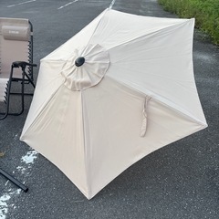 激安⭐︎夏季限定セール！！リクライニングチェア3脚とパラソルセット3本の画像